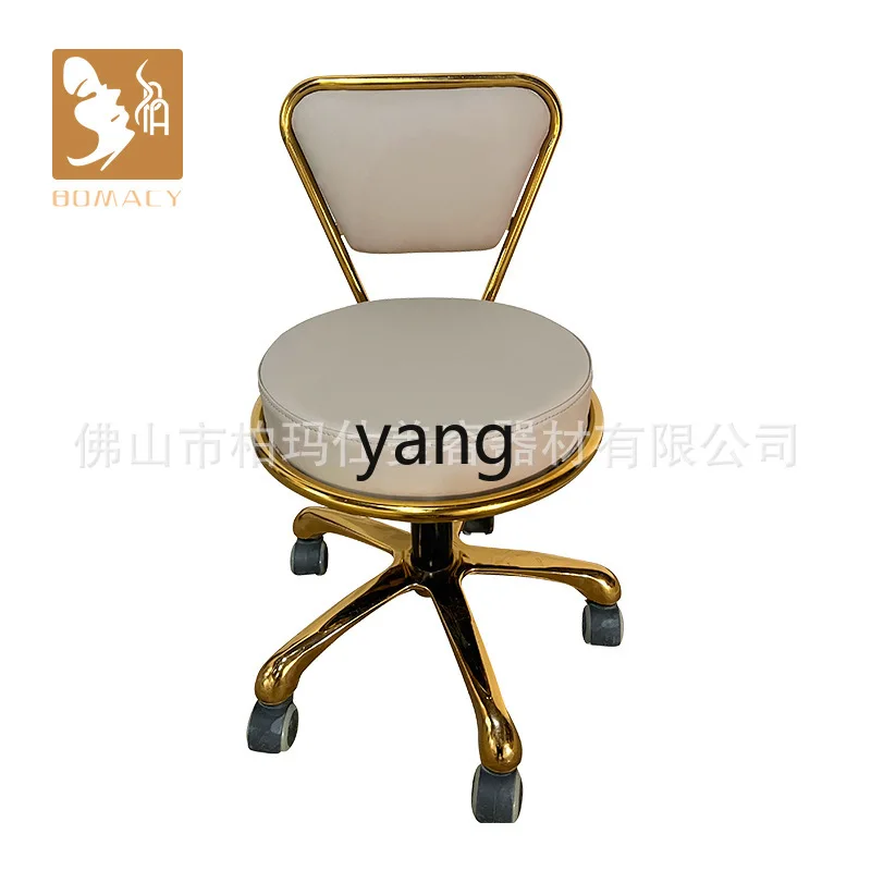 LTT Nail Technician Lifting Rotating Chair Barber Shop Backrest Office Reception Chair