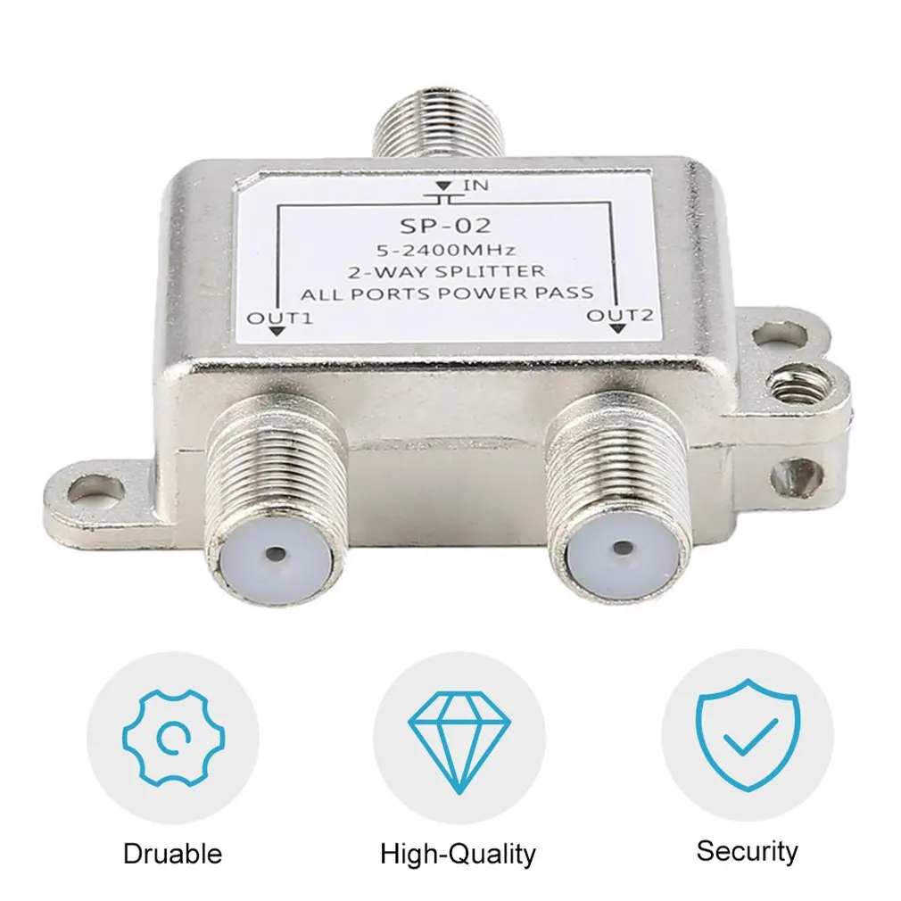 Маленький разветвитель мощности JASEN, спутник, двухсторонний/3-ходовой/6-ходовой/8-ходовой разветвитель, легкий разветвитель мощности,