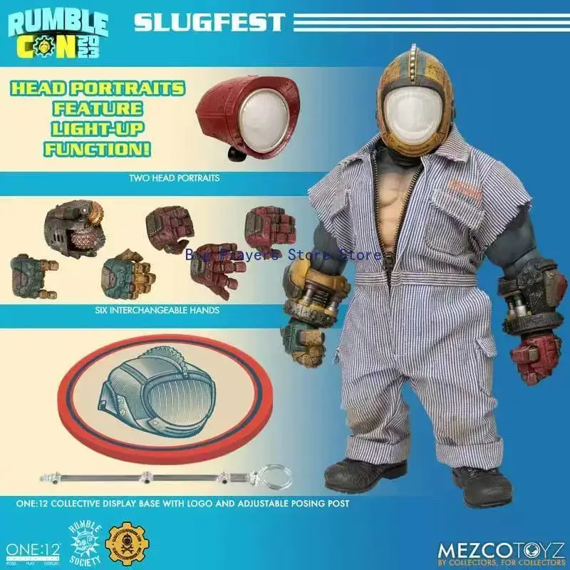 

MEZCO 6-дюймовая подвижная фигурка Gold Label Limited Original Underground Boxing Champion Slugfest