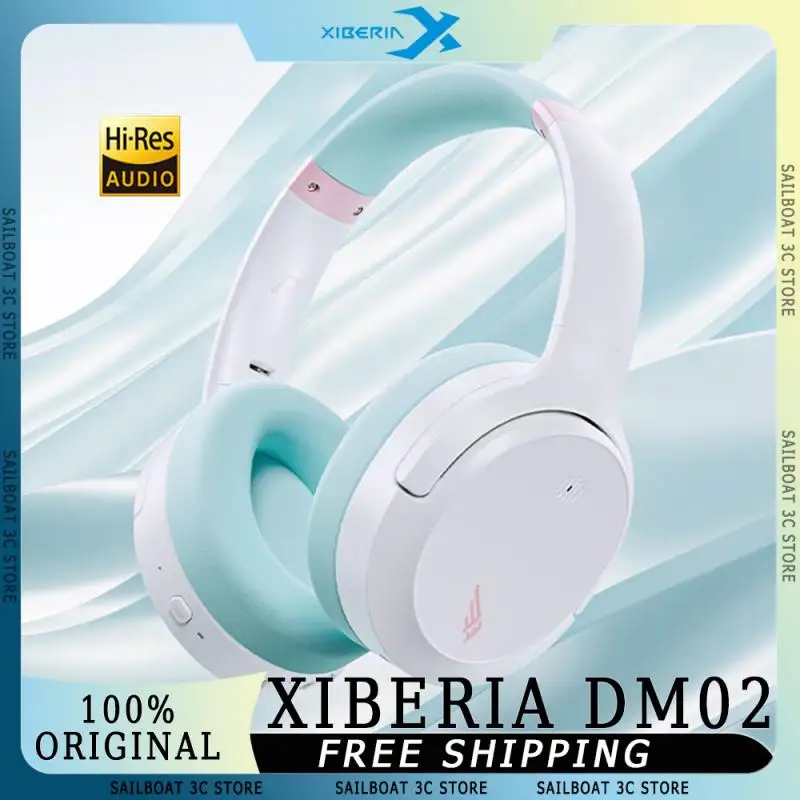 XIBERIA DM02 Wireless Headphones With Mic Active Noise Cancelling Hi-Res Long Endurance Low Latency Custom Music Gaming Headset