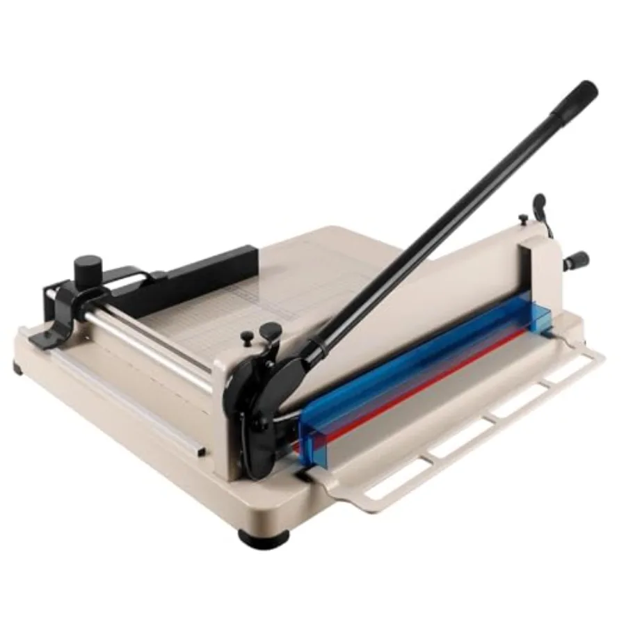 

Профессиональный резак для бумаги Ccity на 400 листов, 17 дюймов, с металлическим основанием, гильотинный резак для бумаги, сверхмощный гильотинный резак для бумаги, триммер для бумаги