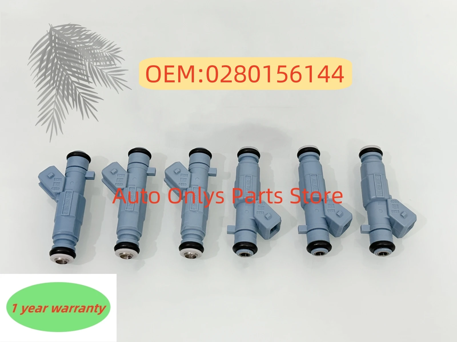 

6pcs 0280156144 High quality Fuel Injector Nozzle For - Volkswagen Parati 1.0 For Gol 1.0 8v Mi Gii 030906031T 030133319AF