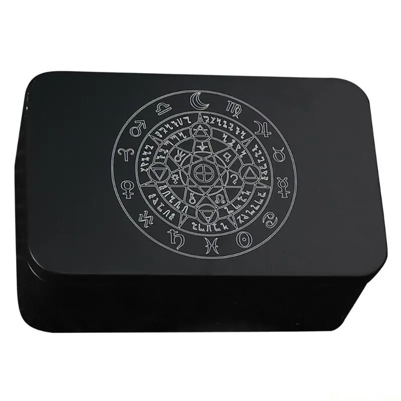 

31BE Rectangle Tarot Box Organizers Playing Card Storage Box Money Coin Holder Boxes