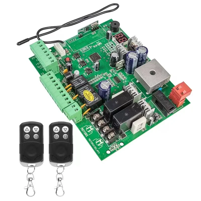 DZ24V flat door circuit board with encryption remote control handle for electric door