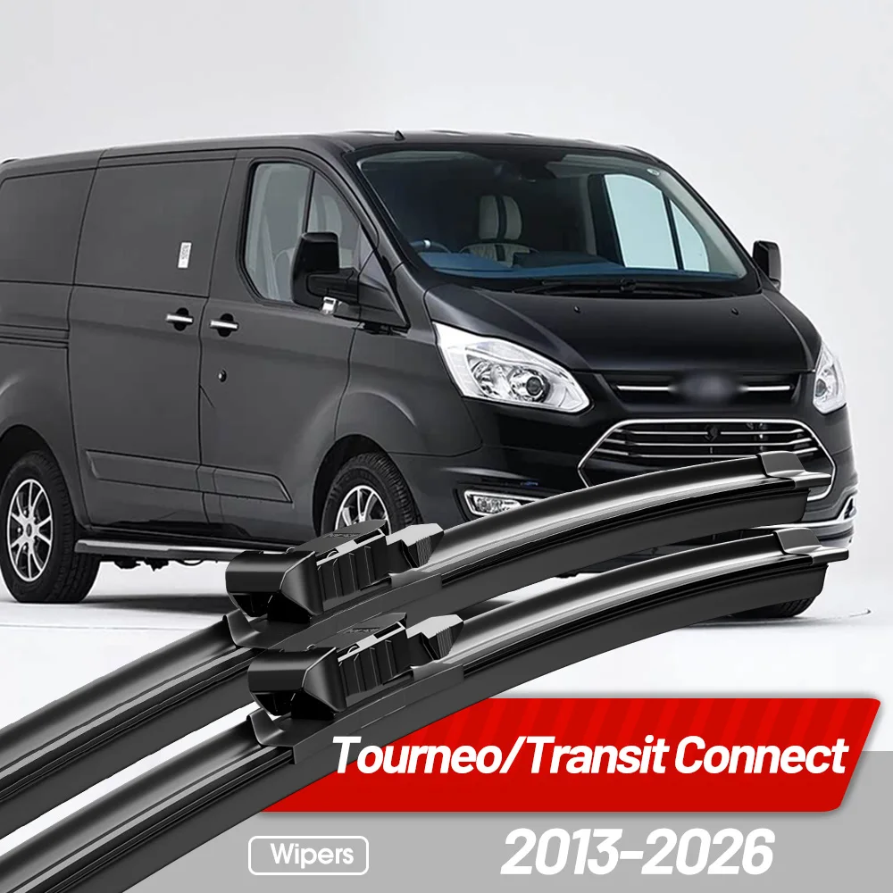 

For Ford Tourneo/Transit Connect 2013-2026 Front Wiper Blades Windshield Windscreen Window Accessories 28"28" 2025 2024 2023