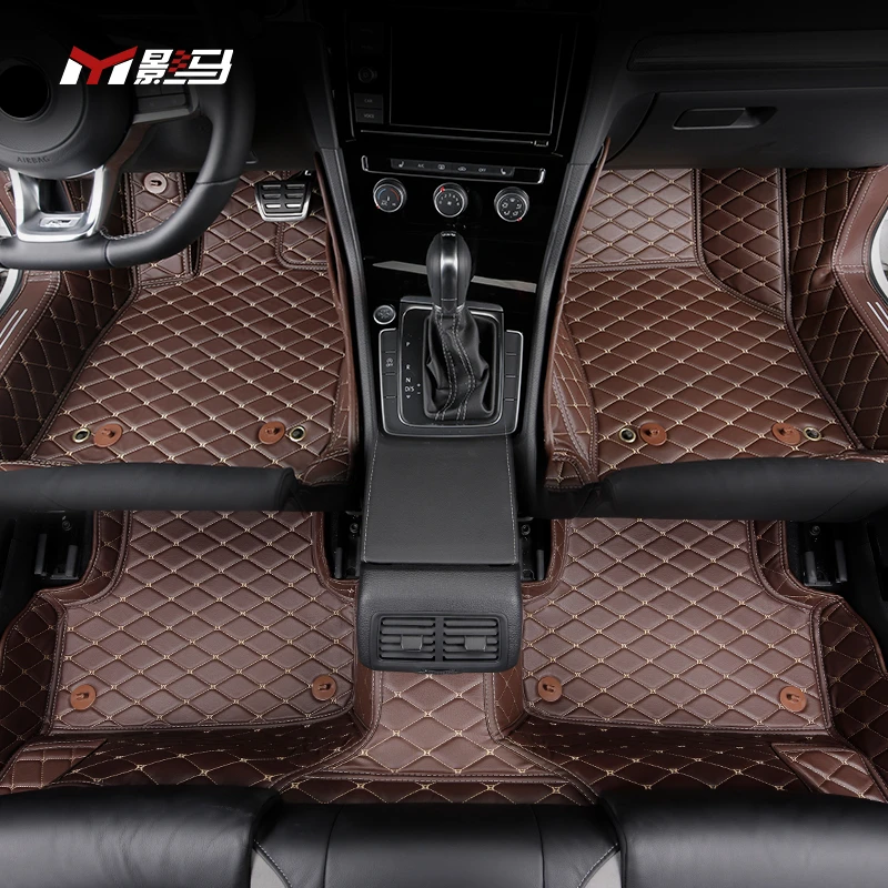 High Quality Non-slip Car Floor Mats Car Carpet Foot Mat Waterproof Interior Accessories For VW golf 7 7.5 mk7 mk7.5 2013-2020