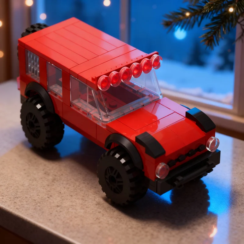 

165pcs MOC Forded Bronco Model Building Blocks Creative DIY Gift Display Decor Assemble Premium Adult Kids Desk Home Collectible