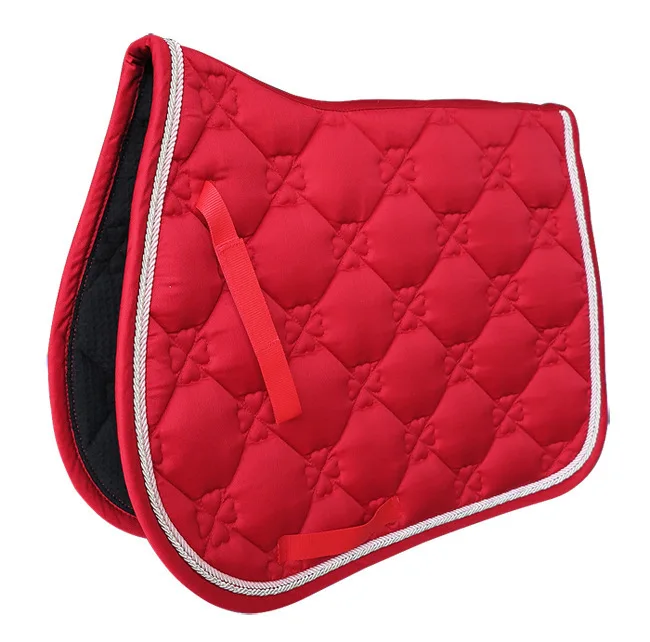 Saddle Pads Dressage Pad Jump Pad Sweat pad Thickened Cotton Elastic With Double Roller Rope