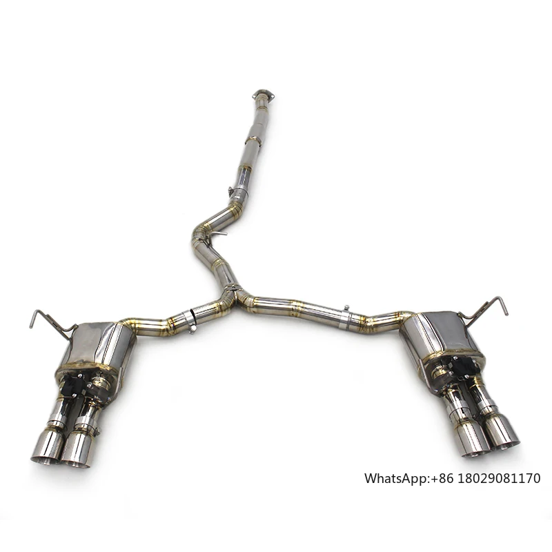 OEM Racing Catback Exhaust System for Subaru STI 2.5T 2008-2021 High Quality Titanium Alloy Valve Control Exhaust Pipe Muffler