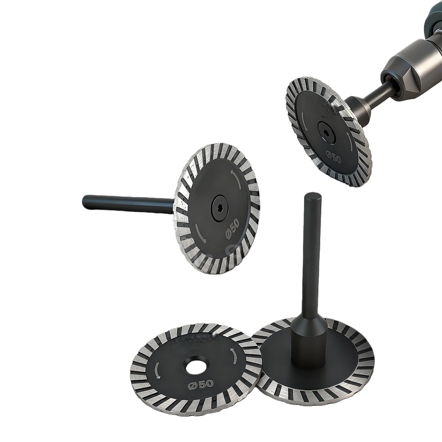 

Мини-алмазная пила 50 мм с хвостовиком 6 мм, шлифовальный режущий диск для резки гранита, мрамора, камня, бетона, режущий инструмент