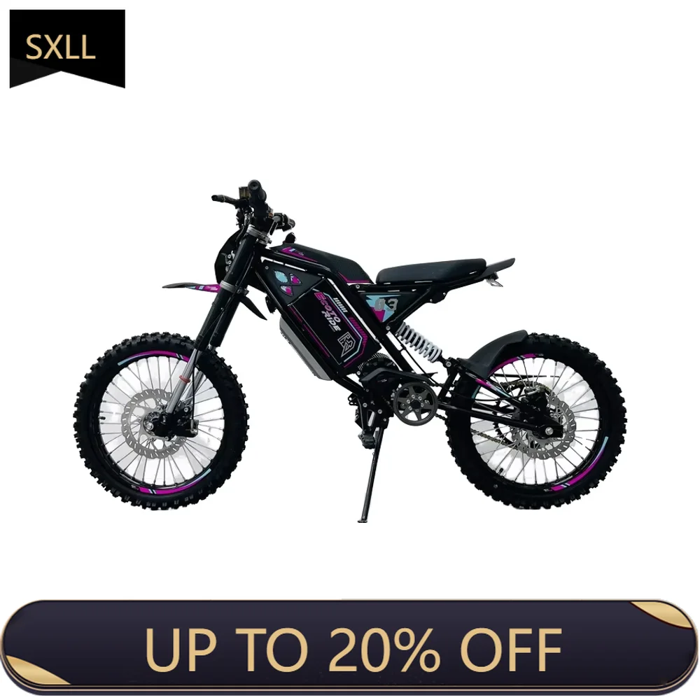 

SXLL Factory Priced Light Bee 2000W Moto CE Certified 70 Km/h 60V Lithium Battery Dirt Bike Electric Off-road Motorcycle