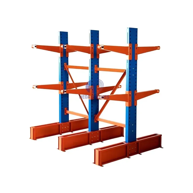 Heavy Cantilever Rack System Efficient Warehouse Storage Steel Pipes Rack Lumber and Industrial Beams with Adjustable