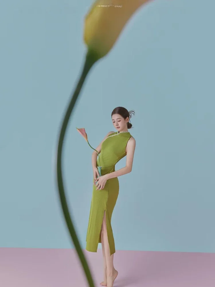 

Новый стиль 2026: Ретро-костюм в китайском классическом стиле для фотосессий, традиционная китайская этническая одежда для женщин