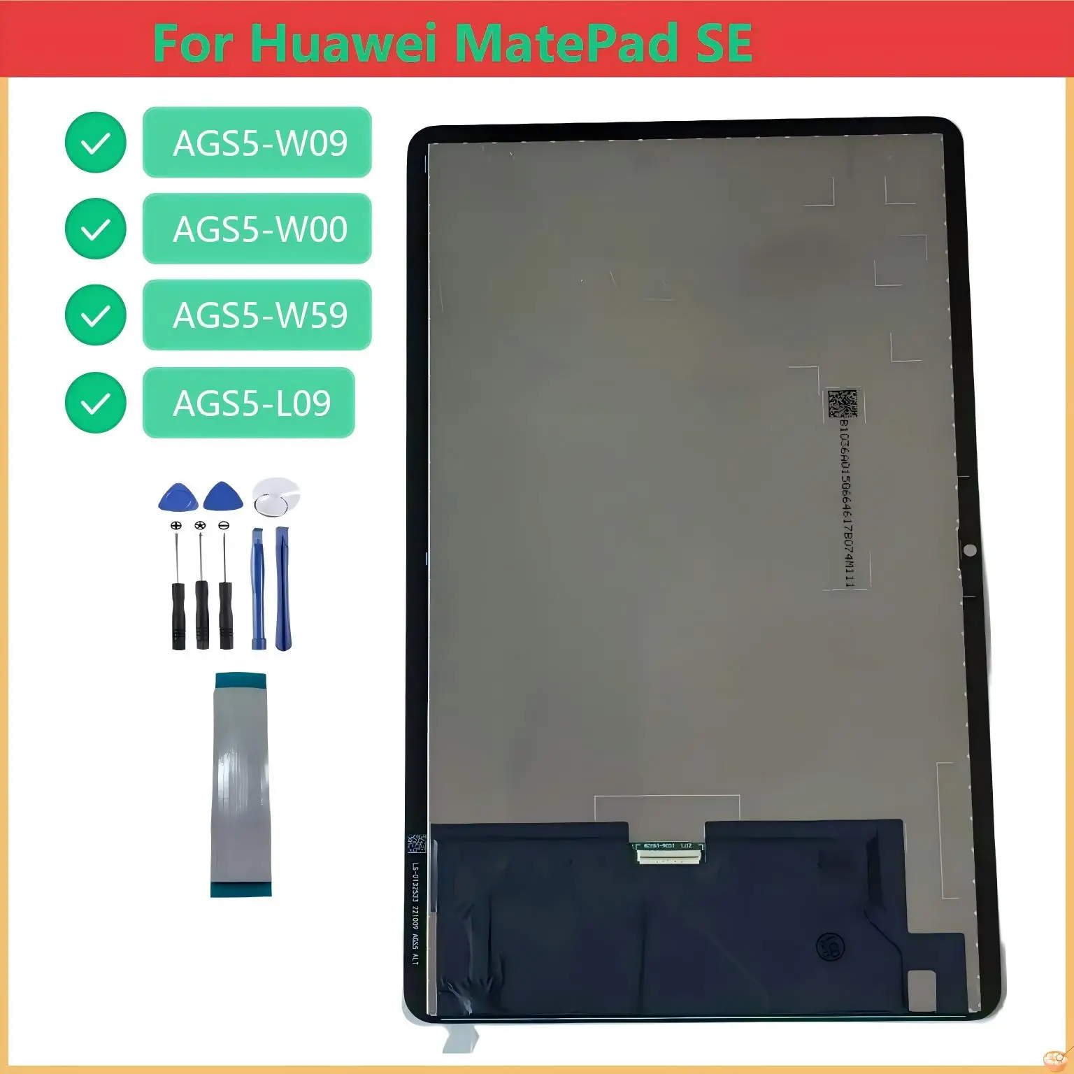 

Оригинальный ЖК-дисплей для Huawei MatePad SE 10.4 AGS5-W09 AGS5-L09 AGS5-W00 W59, сенсорный экран, дигитайзер, панель в сборе