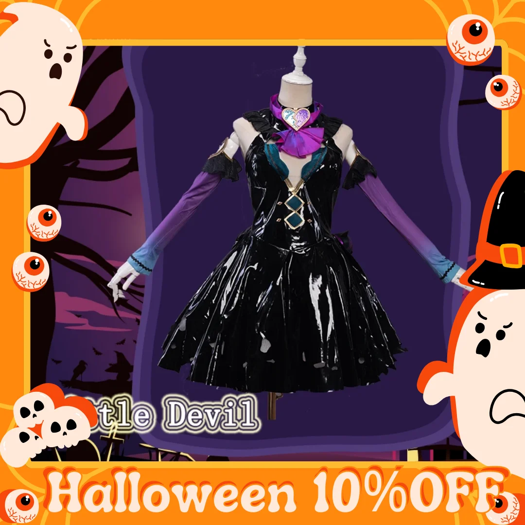 

UWOWO Mikku Cosplay Costume Mikku Little Devil Anime Cosplay Outfit Halloween Costumes