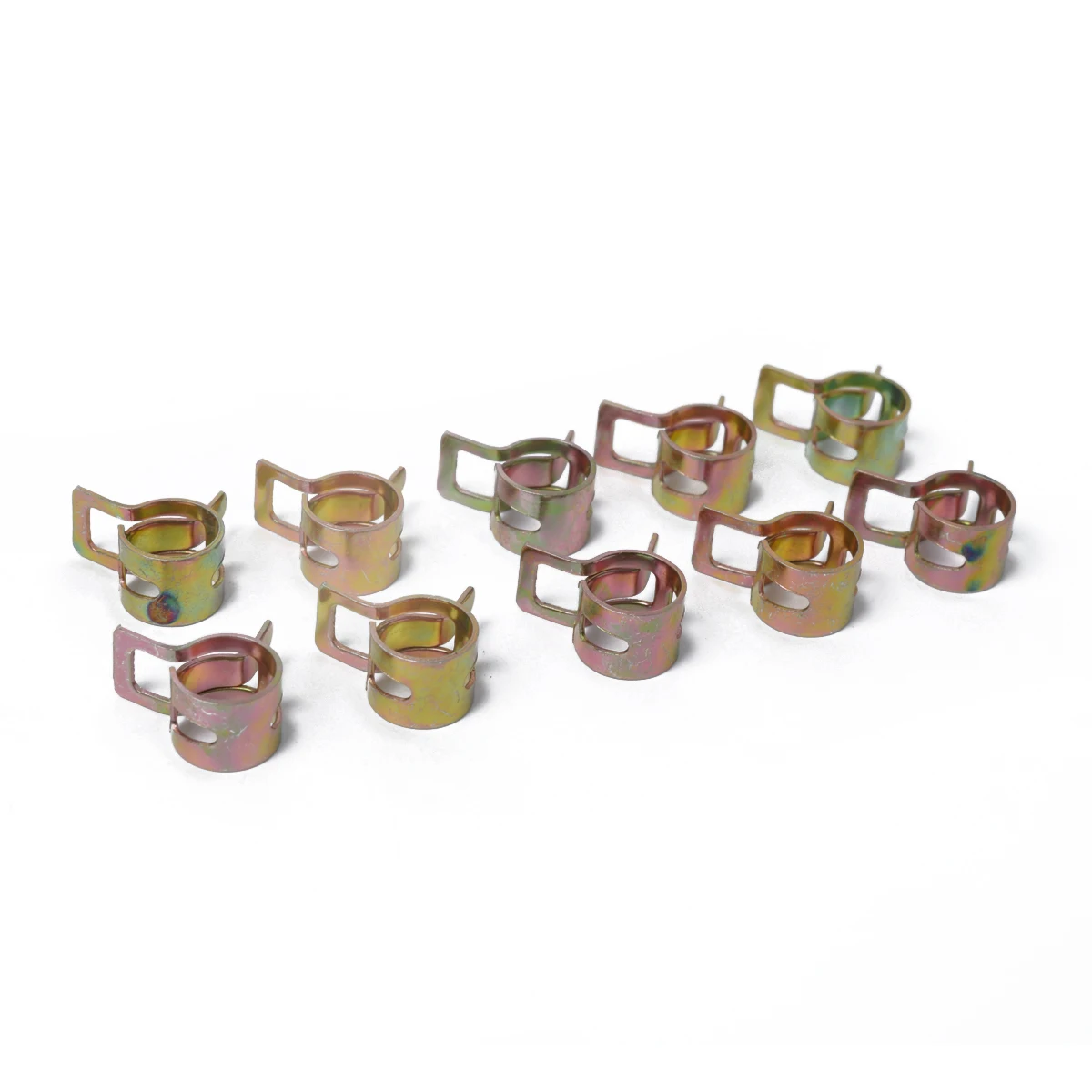 

Clamps 6Mm 9Mm 10Mm 12Mm 14Mm 15Mm Spring Steel For Automotive Fuel Line Water Pipe Air Hose Tube Clamp Gear Hose Clips