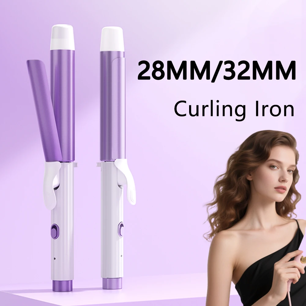 

Professional 32mm/28mm Ceramic Curling Iron Hair Curler With Big Wave Electric Curler Hair Hair Styling Tool