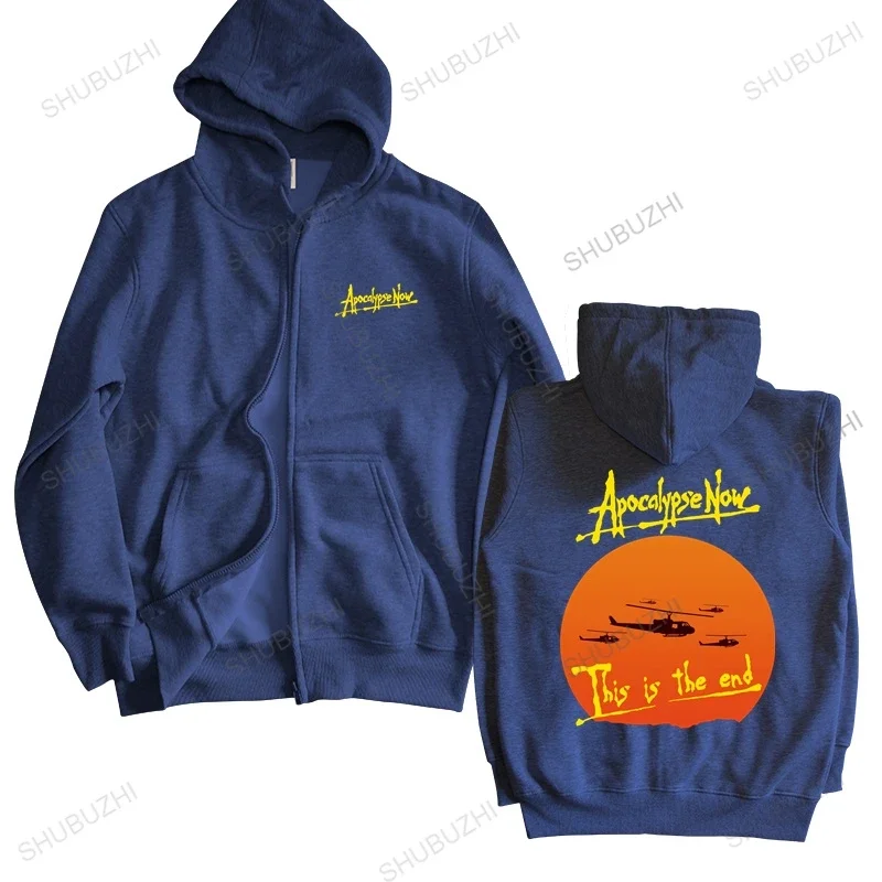 Retro Apocalypse Now hoody Men This Is The End 80s Film Vietnam War Congo Top zipper Female Spring and Autumn Zip-up