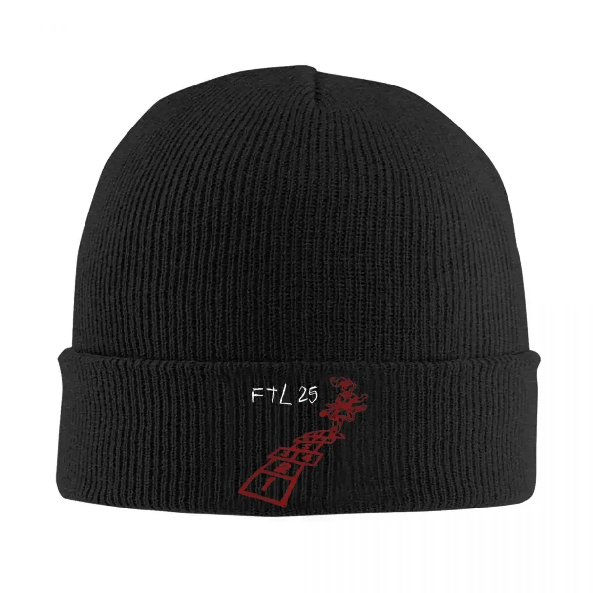 I Have Issues Make Me Bad Korn Knitted Hat Women's Men's Beanies Winter Hats Metal Band Hip Hop Cap