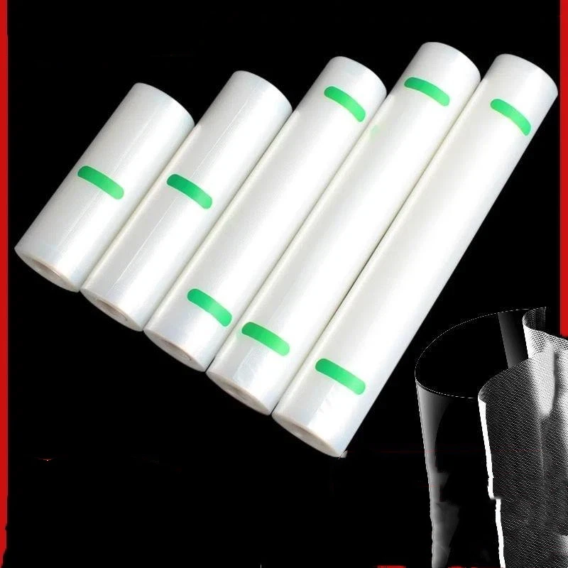 Vacuum Sealer Bags Rolls Vacuum Sealing 500cm Packaging: Pack Food Storage Empty Bags Roll