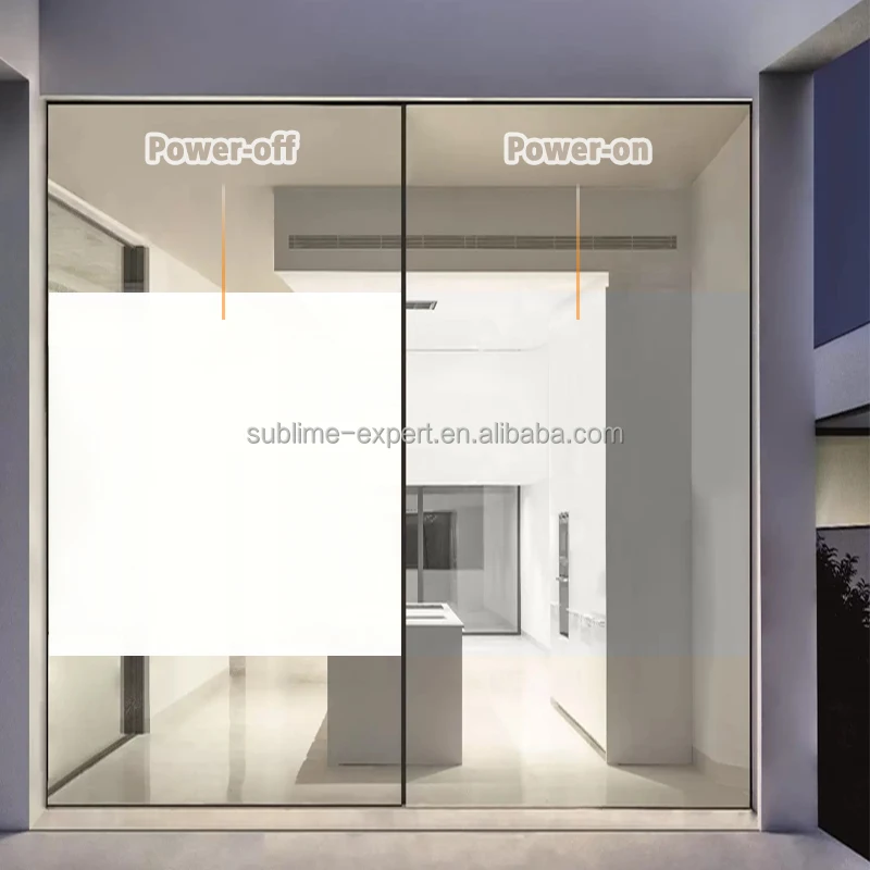Smart PDLC Film for Half Glass Office Remote Control PDLC Wholesale Smart Home Switchable Glass Door PDLC Smart Film for Glass