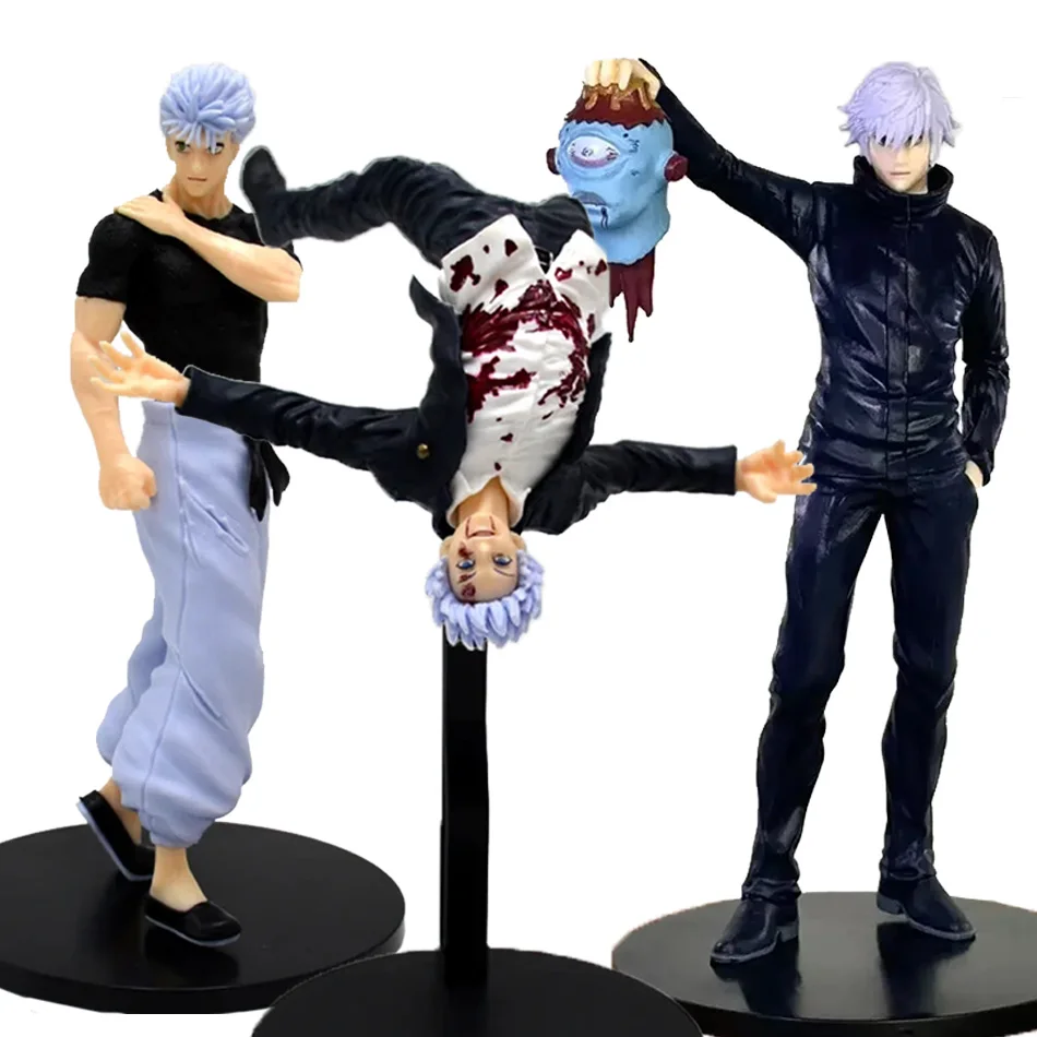 19cm Japanische Anime Jujutsu Kaisen Figur Gojo Satoru Actionfigur PVC-Modell Spielzeug Sammlerstück Statue Stehende Figur Geschenk
