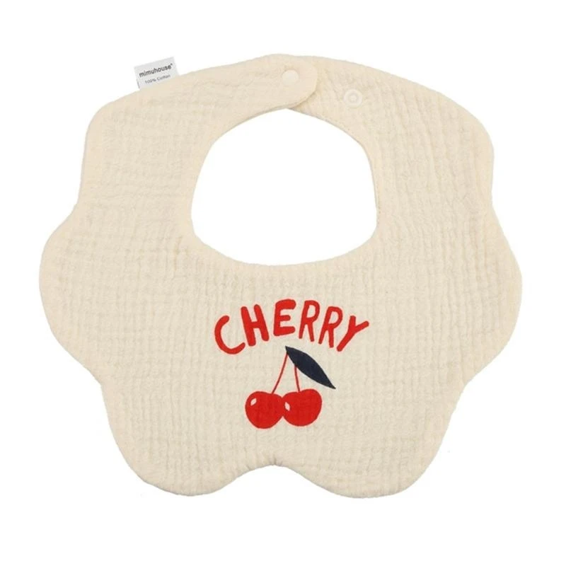 

JU64 Upgrade Baby Feeding Bibs with Multi-patterns Baby Bibs for Girls & Boys Easy Cleaning & Drying Baby Bibs Lightweight