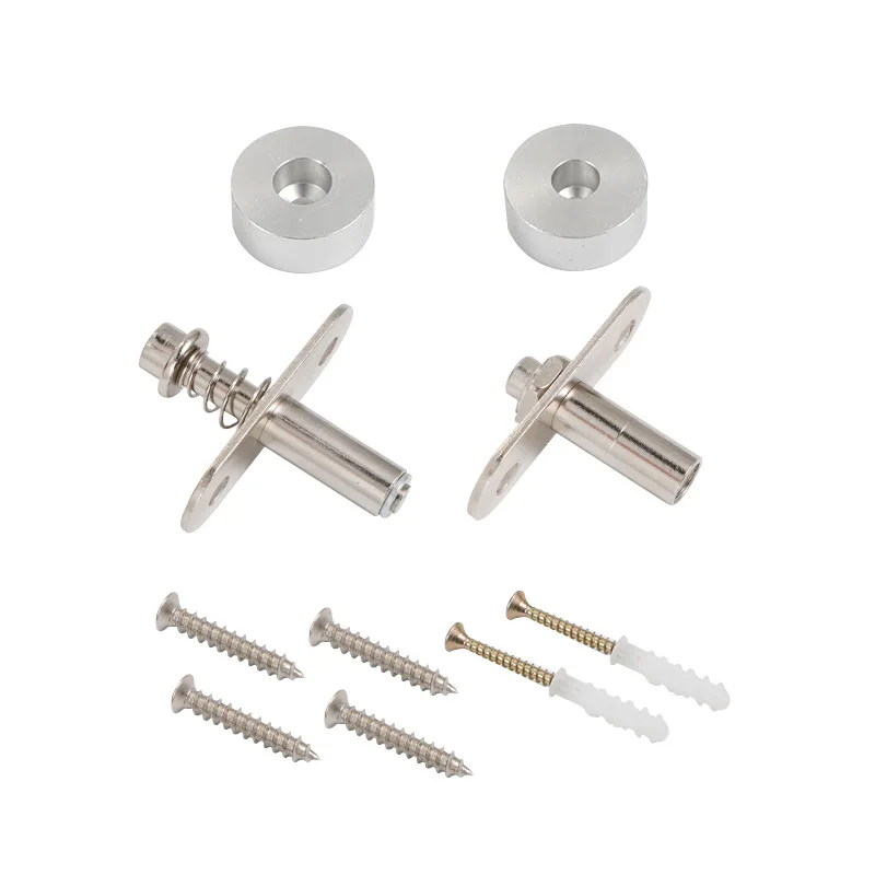 Heavy-Duty Rotation Mounting Hardware Adjustable Silent Pivot Doors Hinges Anti-Rust Corrosion-Resistant 360°Universal Joints