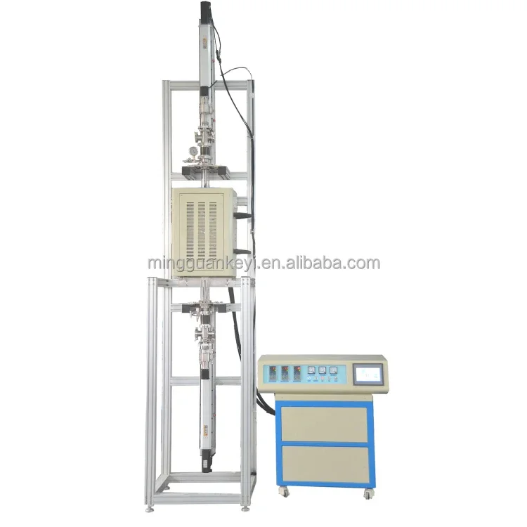 Laboratory 1200-1700°C Triple-Zone Crystal Growth Furnace with Dual-Axis Rotation and Dual-Lift Mechanism
