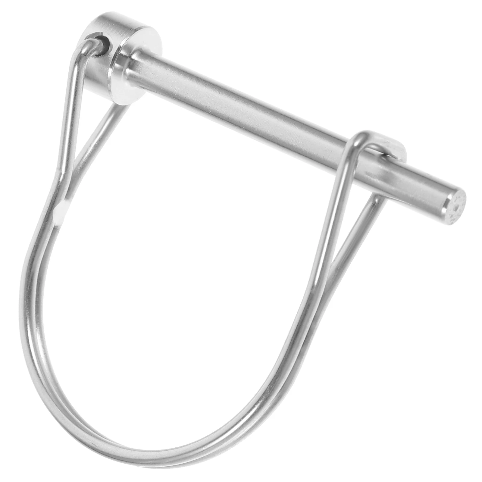 

Stainless Steel Safety Coupler Pin Heavy Duty Locking Hitch Trailer Pin with Clip Farm Garden Towing Marine for Receiver