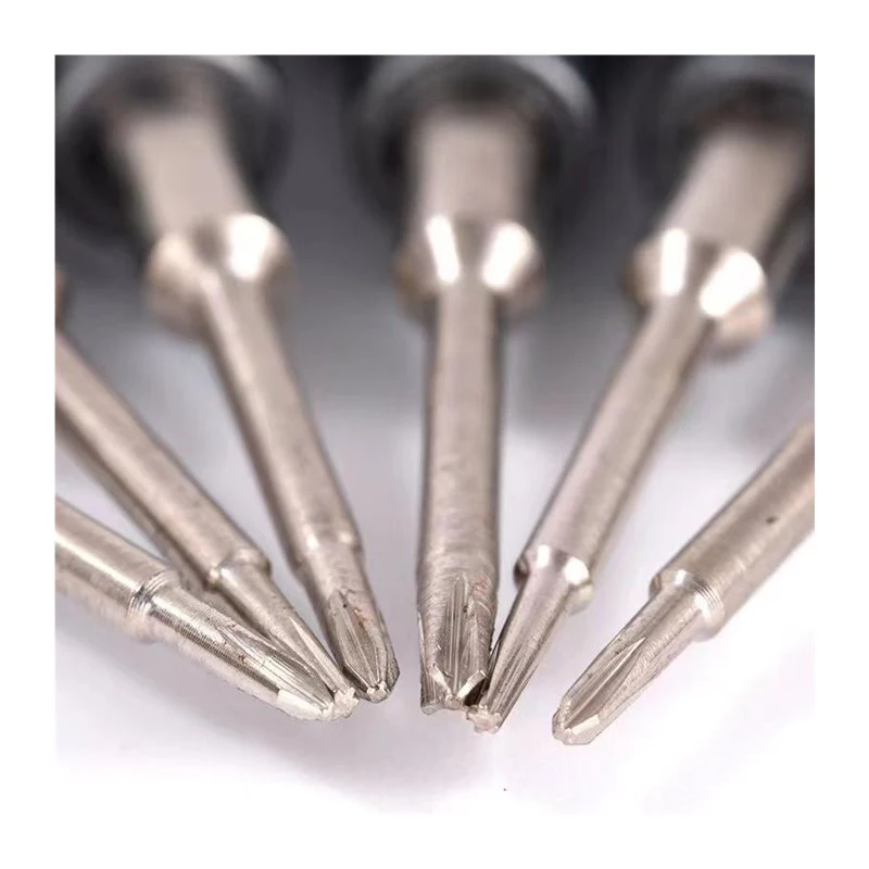 6PCS/Set High Hardness Screwdriver Kit Convex Cross Torx T2 Y0.6 Pentalobe Phillips for iPhone Samsung Mobile phone Repair Tools