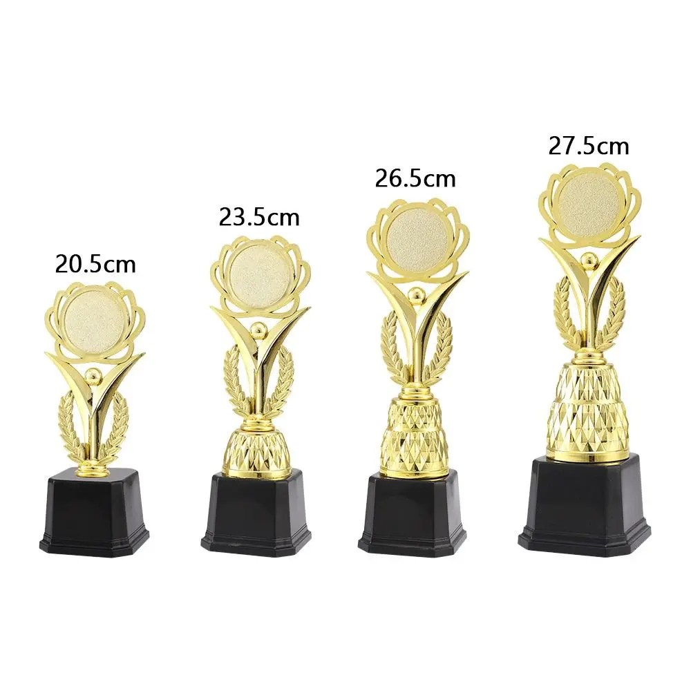 20.5/23.5/26.5/27.5 CM Gold Trophy Large Size Gold Color Award Cup Plastic Material Creative Design Plastic Trophy Winner Cups