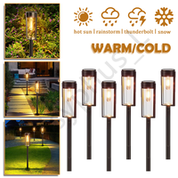 LED Solar Pathway Lights Outdoor  Garden Lamp Waterproof Landscape Lights Lights Walkway Driveway Lawn Patio Garden Decor