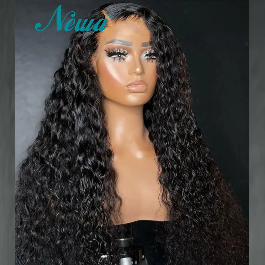 شعر مستعار بشري بدانتيل أمامي كامل للنساء ، بدون صمغ ، دانتيل عالي الدقة حقيقي ، شعر مستعار للإغلاق ، مجعد ، منتوف مسبقًا ، 7x7 ، 6x6 ، 5x5 ، 13x4 #4