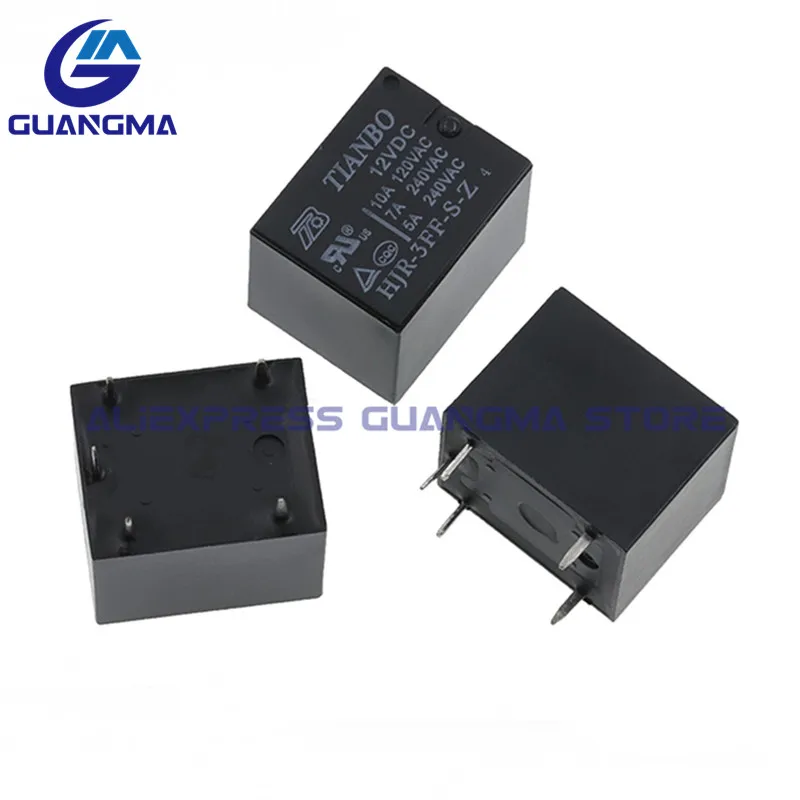 10PCS Power Relay HJR-3FF-S-Z 05VDC HJR-3FF-S-Z 12VDC HJR-3FF-S-Z 24VDC T73 10A 120VAC 5Pin HJR 3FF S Z DC5V 12V 24VDC