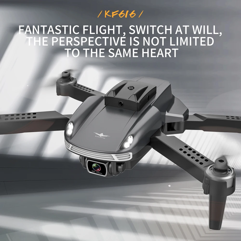 KF616 Rc Quadcopter Drone 8K Hd กล้องหลีกเลี่ยงอุปสรรค Drone กล้อง Cross-Border สินค้าใหม่รุ่นเครื่องบิน Dron ของเล่น
