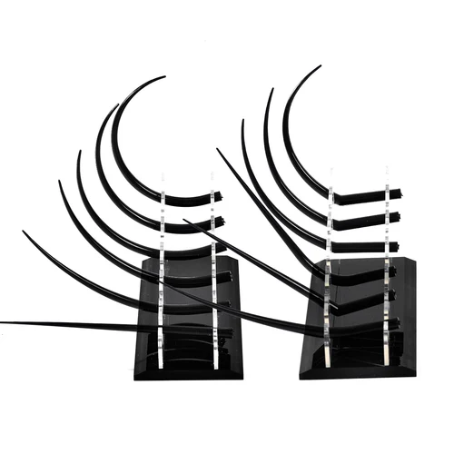 Soporte de exhibición de extensión de pestañas BCL, soporte de exhibición para enseñanza de pestañas, tienda de pestañas, decoración profesional, modelo de pestañas negro