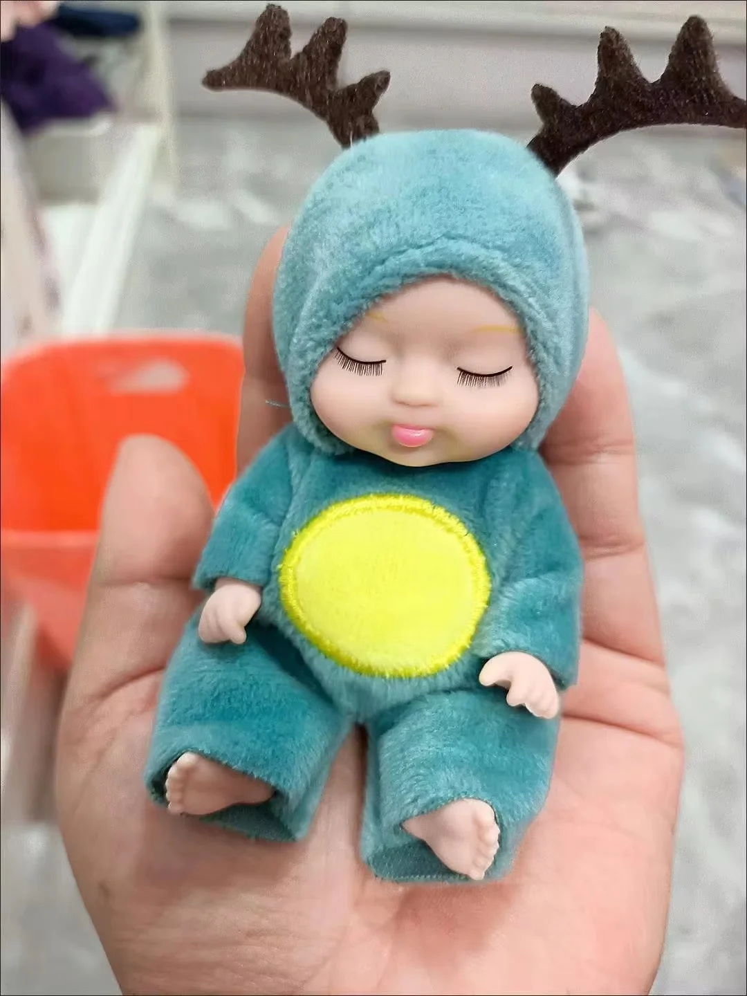 

11CM Little Wimpy Doll Simulation Doll Mini Sleep Doll Accessories Cute Doll Gift Boy Girl Toy Model Ornaments