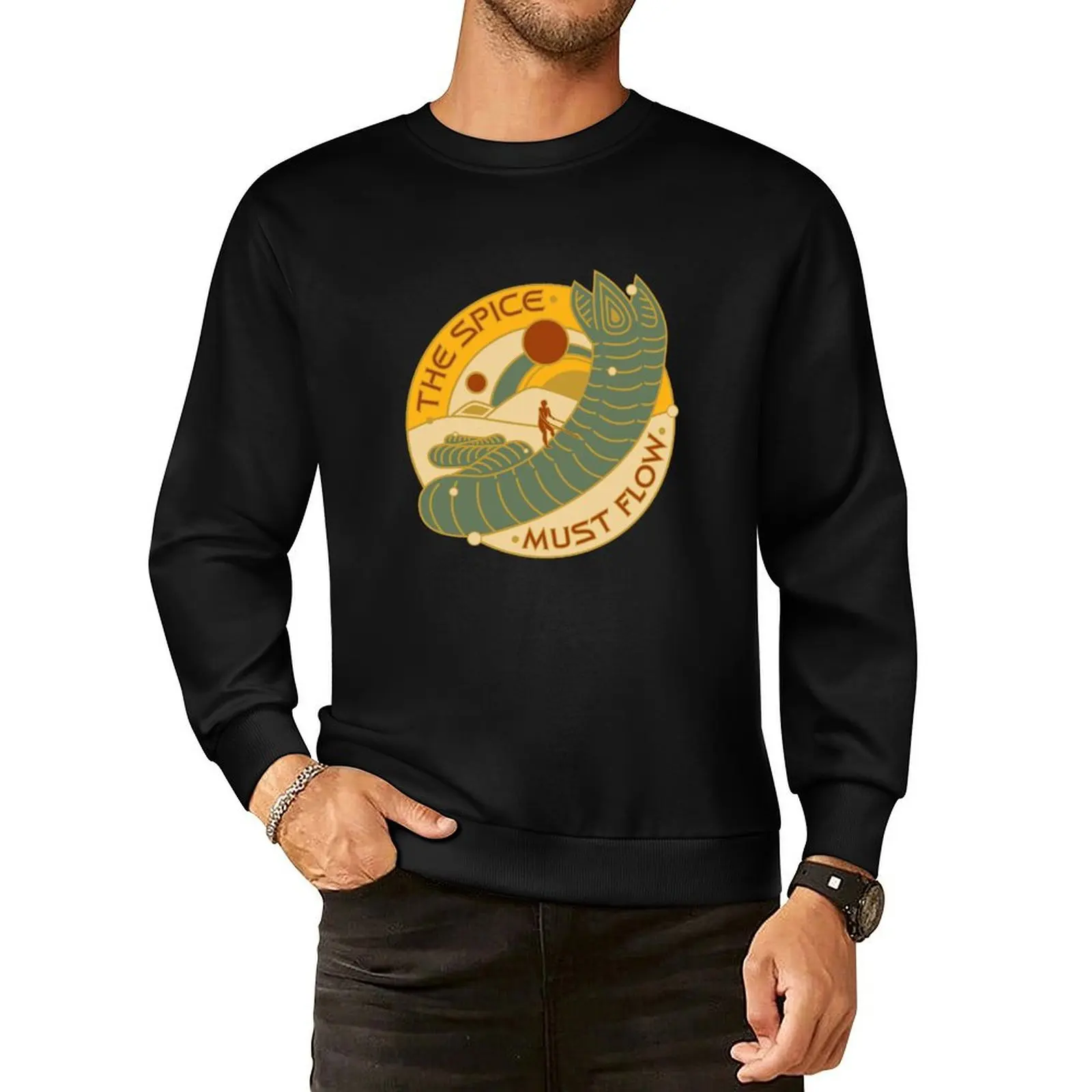 

The Spice Must Flow Pullover Hoodie fashion men blouse sweatshirt male