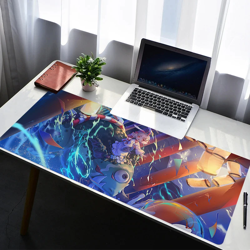 Mouse Pad PC Non Slip Rubber Cartoon Mousepad Laptop Gamer Cabinet Keyboard Pad Office O-onmyoji Computer Gaming Desk Mouse Mat