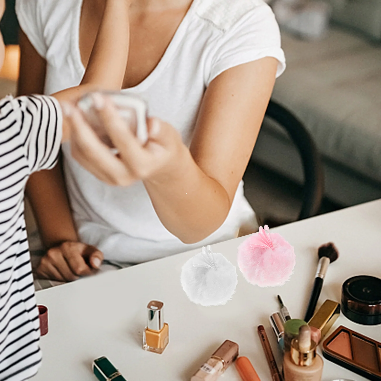 4 szt. Podkładka do demakijażu Podkładki czyszczące Gąbki do makijażu Puder do twarzy Puff Blush