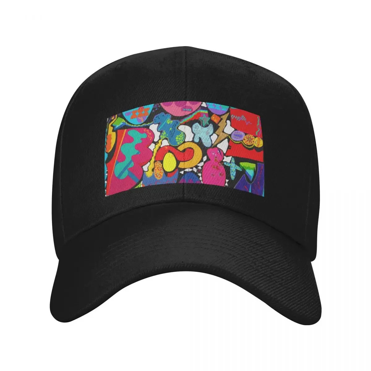 

It's on the Tip of My Tongue - My Original Art Baseball Cap Luxury Cap Thermal Visor designer cap Women Beach Fashion Men's