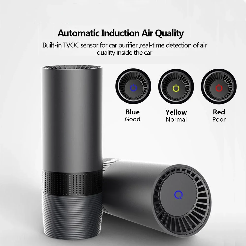 Portable Car Air Purifiers Negative Ions Air Cleaner Ionizer Air Freshener Removing PM2.5 Formaldehyde For Car Home