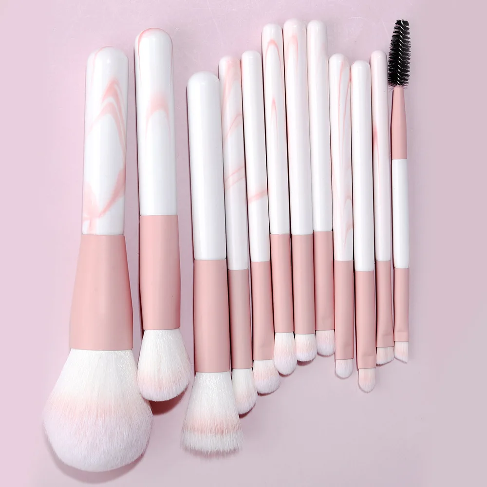 12 PCS Makeup Brush Set Eyeshadow Make-up for women Beauty Professional Cheap Complete Kit Powder Foundation Make up Tool