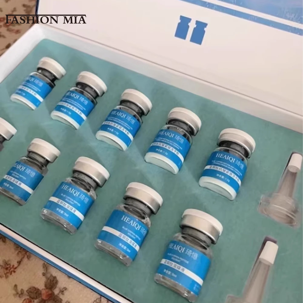 GHK-Cu High Purity Blue Copper Peptide Freeze-Dried Powder Essence Kit Moisturizing Firming Rejuvenating Facial Skin Care