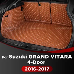 For Suzuki Grand Vitara 4-Door 2016 2017 Auto Full Coverage Trunk Mat Car Cover Pad Cargo Liner Interior Accessories