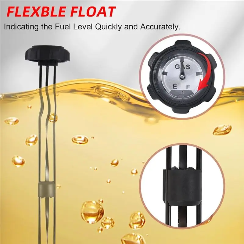 ABHY-Fuel Gauge Gas Cap For Polaris Ranger, Replacement 1240119, Gas Cap With Gauge For Polaris Ranger 400 500 700