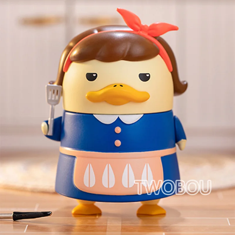 POP MART-DUCKOO Kitchen Battle Blind Box Brinquedos, Boneca Figura Anime, Caixa Misteriosa, Modelo Kawaii, Bolsa Guess, Presente Surpresa para Meninas