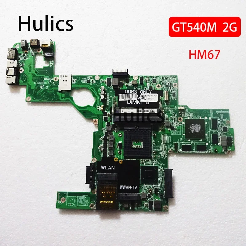 

Hulics используется CN-0714WC 0714WC 714WC для DELL XPS L502 L502X, материнская плата для ноутбука GT540 GT540M 2 ГБ DAGM6CMB8D0 HM67, основная плата