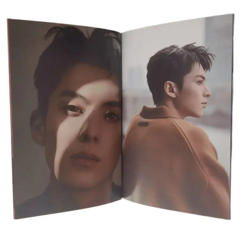 Wang Hedi Fotoalbum Boek Dylan Wang Cang Lan Jue Figuur Schilderen Art Fotoboek Postkaart Bladwijzer Fans Gift Size:14*21Cm